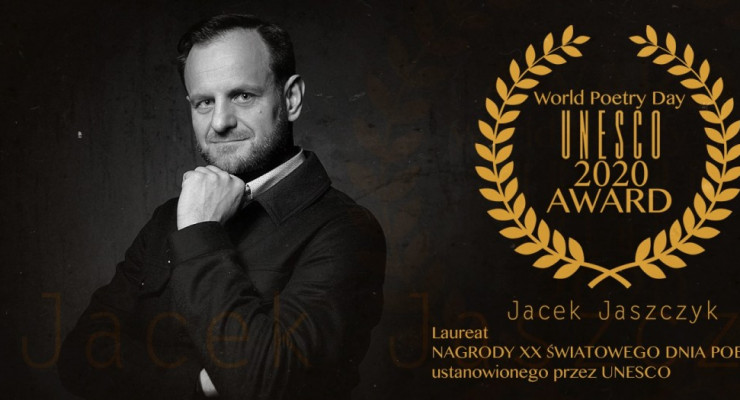 Jacek Jaszczyk laureatem World Day Poetry UNESCO 2020 Award
